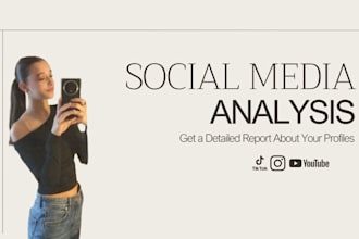 analyze your social media, and you will get a growth report