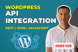 implement any rest or soap API integrations on wordpress site