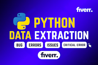 develop or fix python scraper