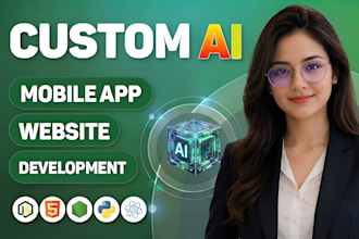 do ai website development, ai mobile app development, ai chatbot as ai developer
