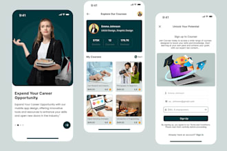 build a complete responsive e learning app with web and mobile react and nodejs