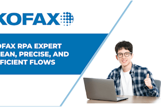 build kofax rpa automation robots for your business