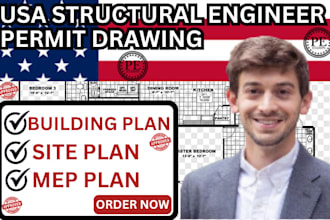 draft city permit drawings,permit approval, licensed engineer in,mi, ca ,ak, wa,