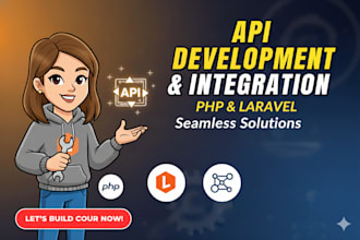 develop or integrate API in PHP or laravel website