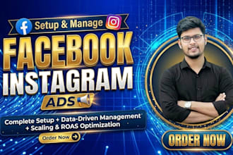setup and manage facebook ads, instagram marketing and meta ads retargeting