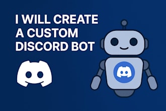 create a custom discord bot with moderation and advanced commands