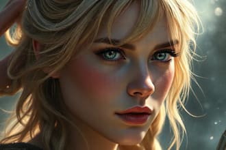 illustrate you a fantasy character, portrait