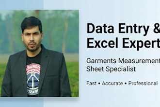 do data entry and excel tasks