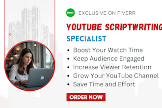 write attention grabbing youtube scripts designed to grow your channel views