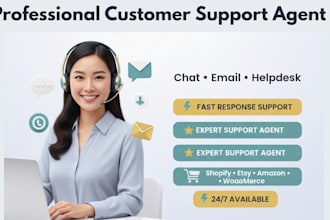be your customer service representative, customer support, virtual receptionist