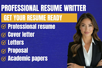 write professional resume writng,CV and cover letter