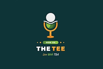 design unique golf chat logo