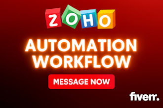 setup zoho CRM automation, workflow