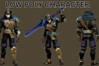 retro low poly y2k, ps1, psx, n64, game art character model low poly animation