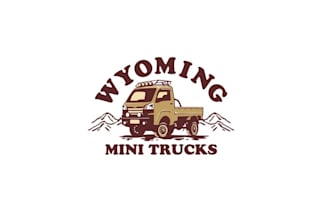 design mini truck madness logo