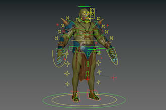 rig your character in autodesk maya for unreal, cinematics, unity etc
