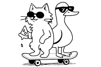 draw a custom kawaii cartoon character in lineart style