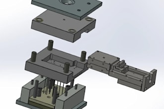 create injection molding,cad model,sheet metal enclosure,3d drawing for printing