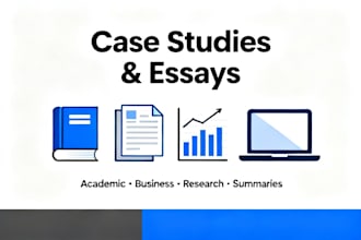 write professional case studies and essays