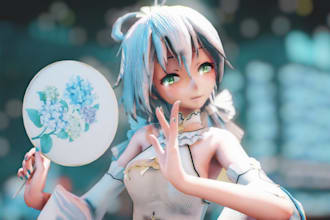 create and rig high quality 3d avatars for vtuber, vrm,mmd, and game