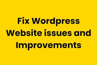 fix wordpress issues and improve site performance