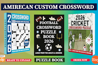 crossword puzzle book for adults and kids