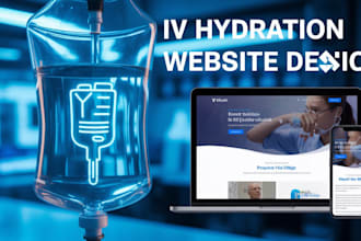 do iv hydration website, iv therapy website, mobile iv drip and wellness site