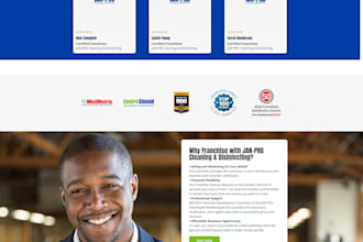 design a high converting landing page with modern UI UX and SEO optimized