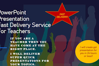 create educational powerpoint presentations for you