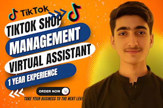 be your tiktok shop virtual assistant, tiktok shop manager