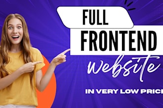 create beautiful frontend websites