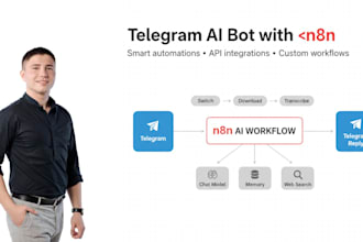 build n8n automations, ai workflows and telegram bots