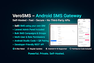 setup your self hosted android sms gateway with laravel