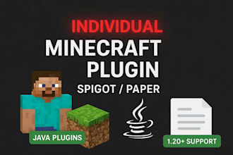 create individual minecraft plugins
