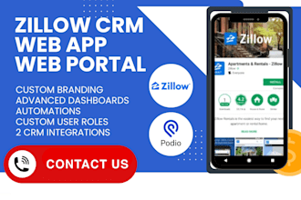 build web app web portal for zillow crm boldtrail real geeks top producer podio