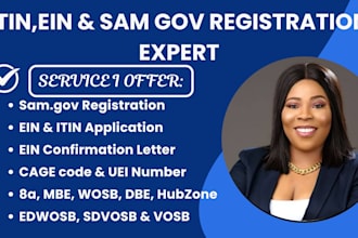 sam gov registration, cage code, uei, ein, itin number, vosb, 8a, mbe, dbe, rfp