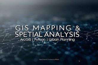 do gis mapping, spatial data analysis, and python automation