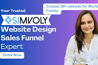 develop and design simvoly websites and sales funnels
