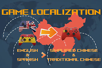 localize your game from english or spanish to chinese
