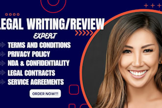 draft terms and conditions, legal contract, agreement, nda, privacy policy