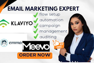 audit, fix,optimize your emma, meevo or klaviyo email system klaviyo expert keap