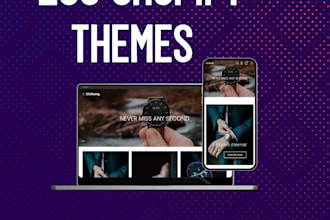 setup your shopify store with 250 shopify themes and templat