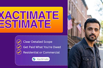 prepare xactimate estimate for fire water and wind damage