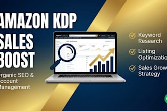 promote and manage your amazon KDP account to boost organic sales