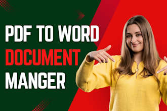 convert PDF to word, image to text, and edit any document urgently