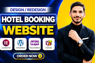 build a luxury hotel booking website in wordpress