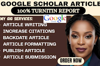 backdate, write and publish research article in google scholar indexed journal