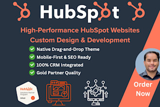 design and develop a high converting hubspot website