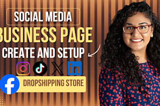 create facebook business page setup and optimize all social media accounts