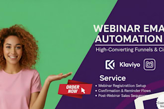 create a perfect webinar setup and email automation webinar funnel